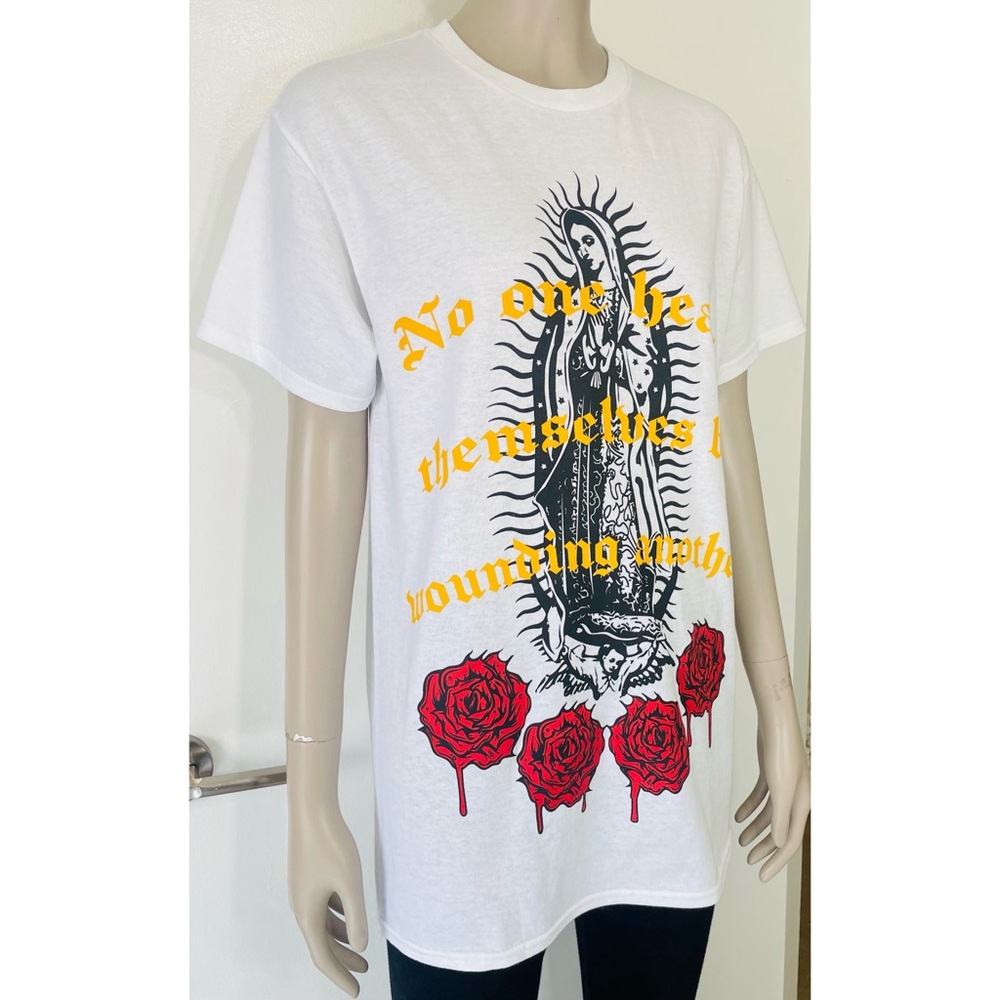 Virgin Mary Graphic Tee NWT! - Picture 3 of 13